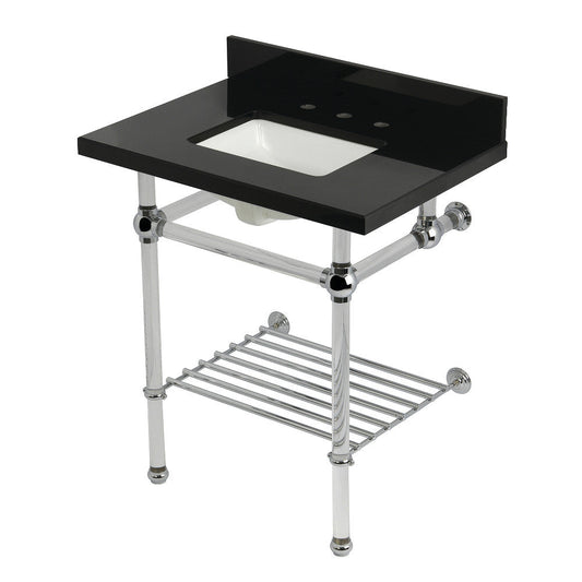 Templeton 30 Inch Console Sink in Polished Chrome