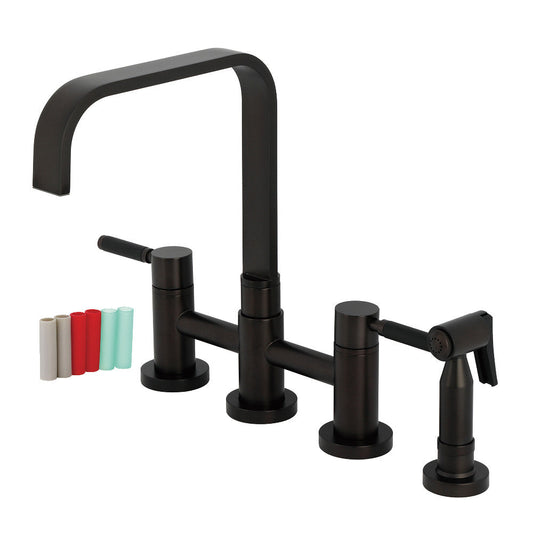Kaiser Bridge Kitchen Faucet in Oil Rubbed Bronze