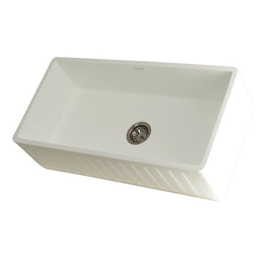 Arcticstone 36 Inch Farmhouse Kitchen Sink in White