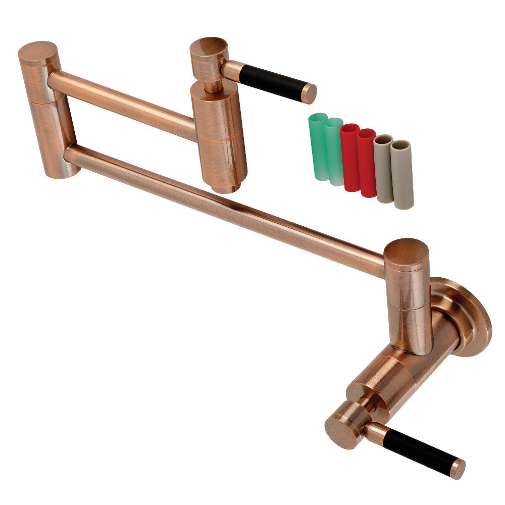 Kaiser Pot Filler Faucet in Antique Copper