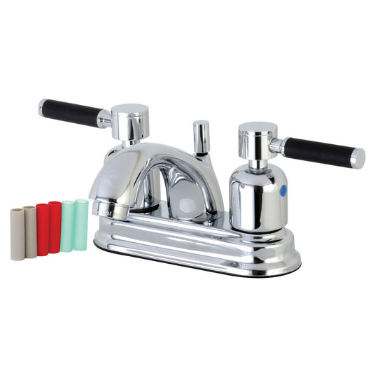 Kaiser 4 Inch Centerset Bathroom Faucet in Polished Chrome