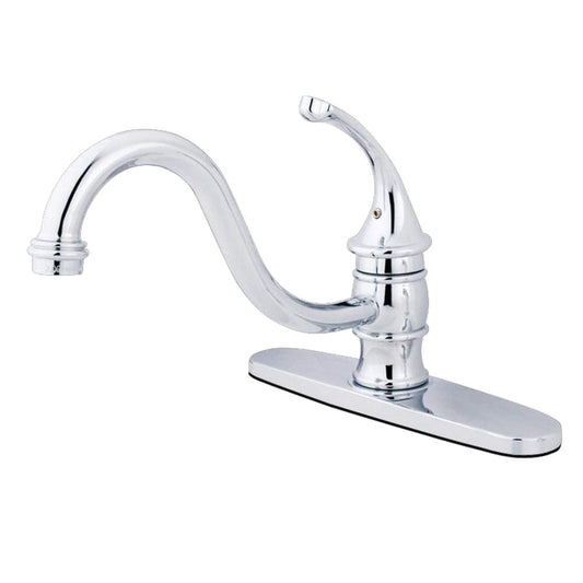 Georgian One Handle Kitchen Faucet in Polished Chrome