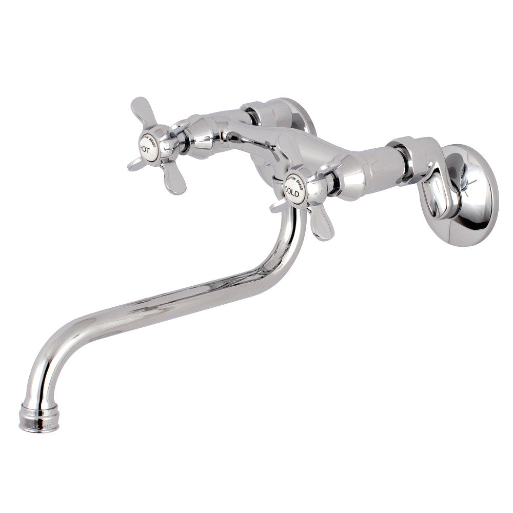 Essex Wall-Mount Bathroom Faucet in Polished Chrome