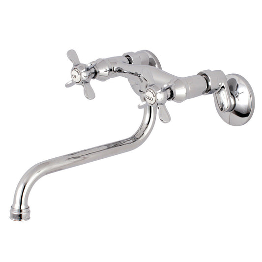 Essex Wall-Mount Bathroom Faucet in Polished Chrome