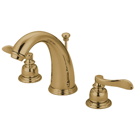 NuWave French Widespread Bathroom Faucet in Polished Brass