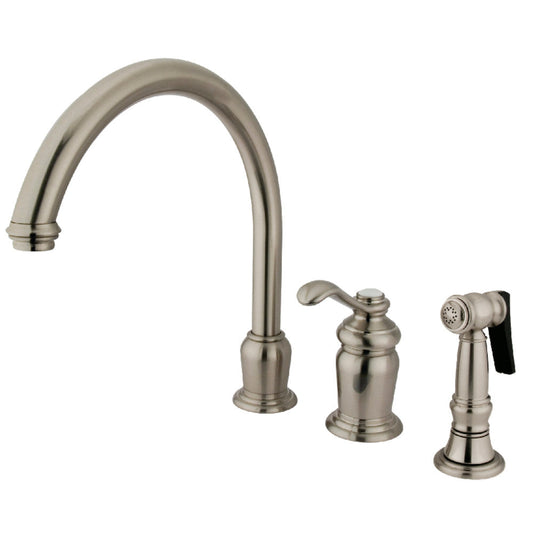 Templeton Widespread Kitchen Faucet in Brushed Nickel
