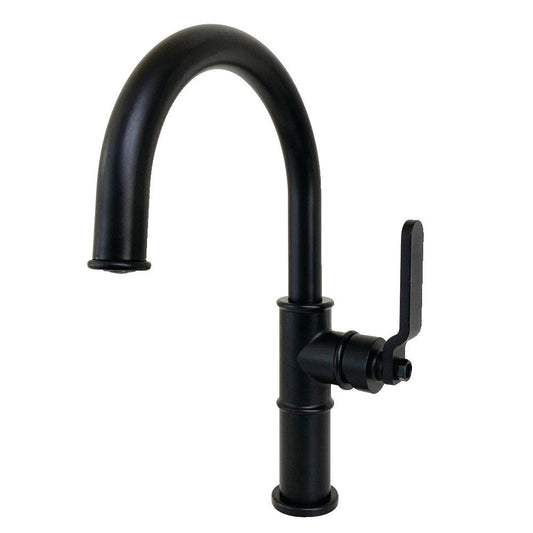 Whitaker Single-Hole Bathroom Faucet in Matte Black