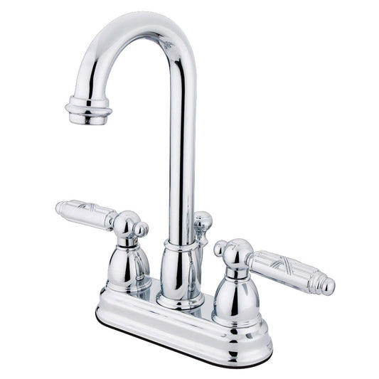 Vintage 4 Inch Centerset Bathroom Faucet in Polished Chrome