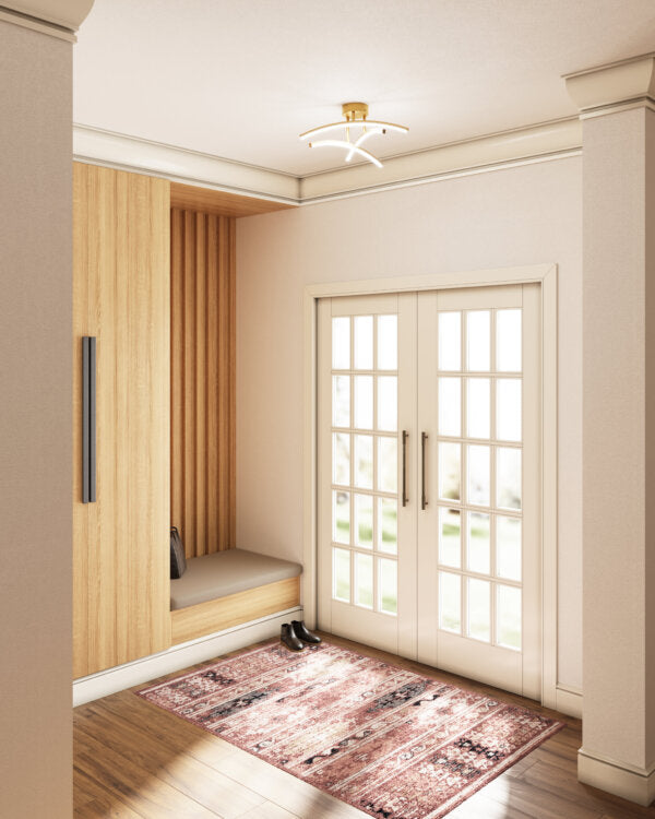 3 Curved Branch Flush Mount