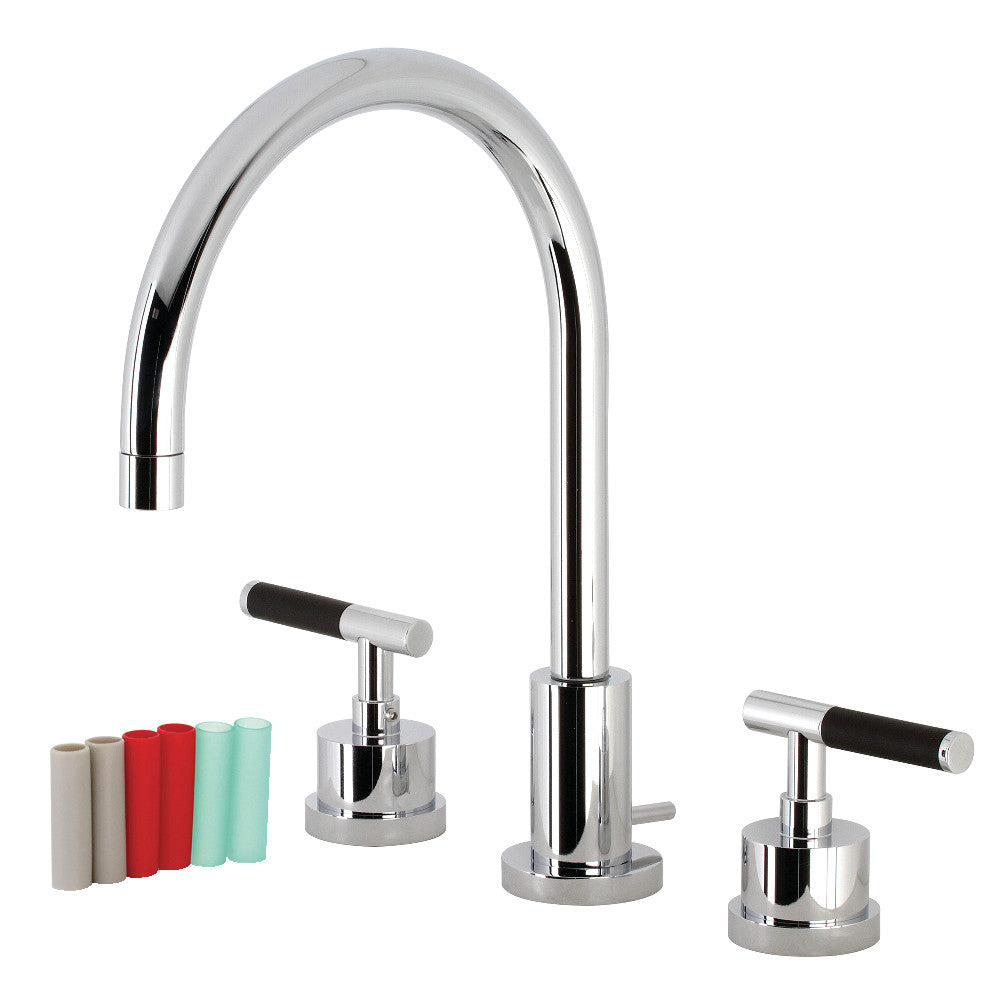 Kaiser Widespread Bathroom Faucet in Polished Chrome
