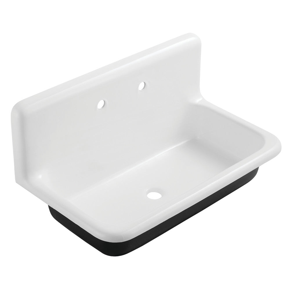 Towne 36 Inch Wall Mount Utility Sink in White