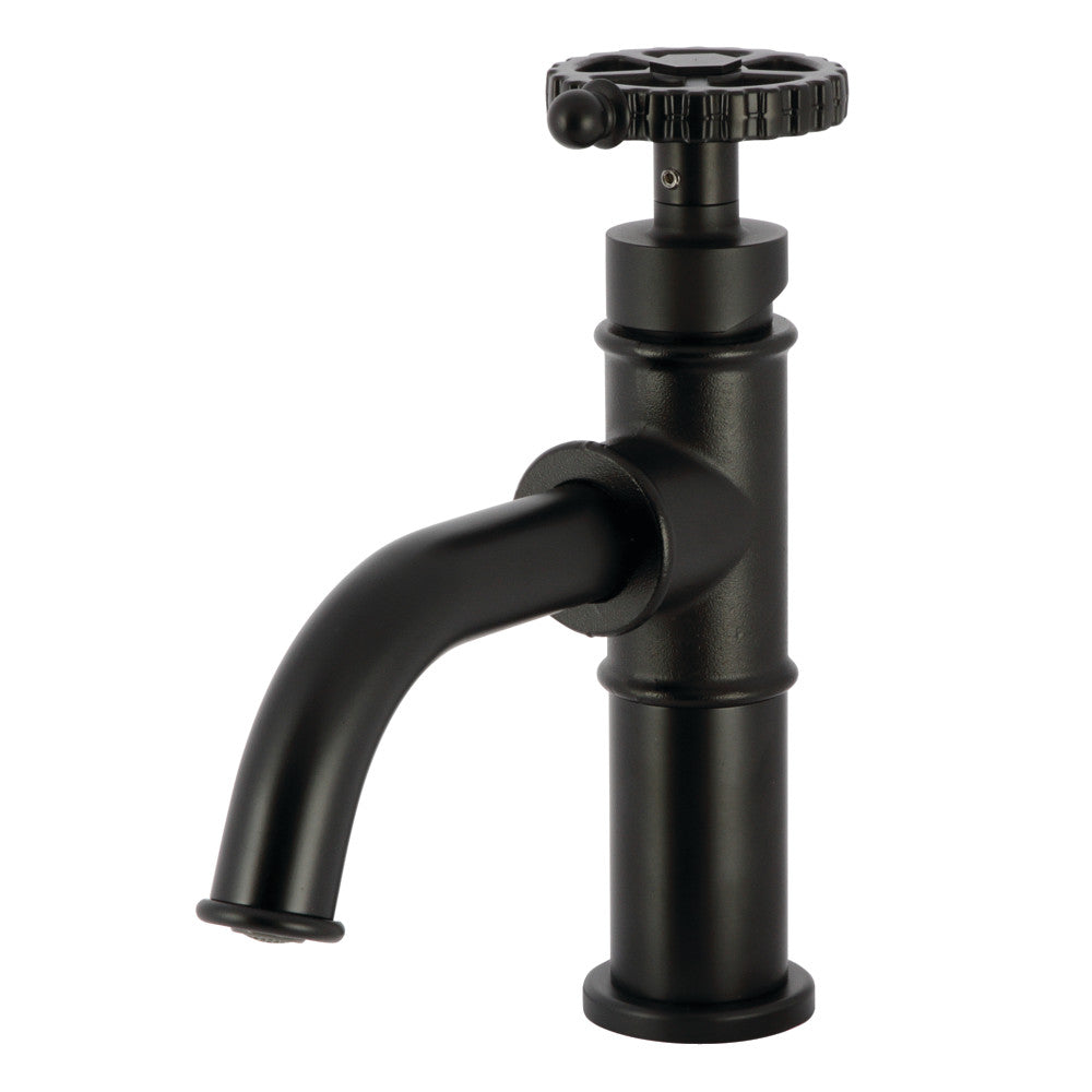 Fuller Single-Hole Bathroom Faucet in Matte Black