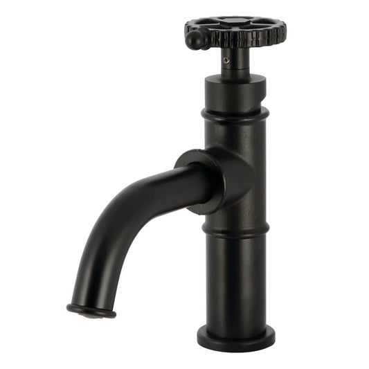 Fuller Single-Hole Bathroom Faucet in Matte Black