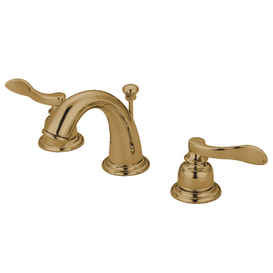 NuWave French Widespread Bathroom Faucet in Polished Brass