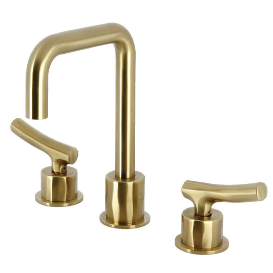 Hallerbos Widespread Bathroom Faucet in Brushed Brass