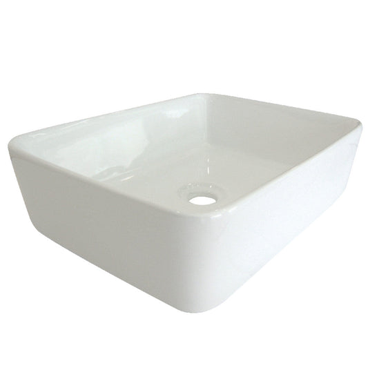 French Petite 18.88 Inch Vessel Sink in White
