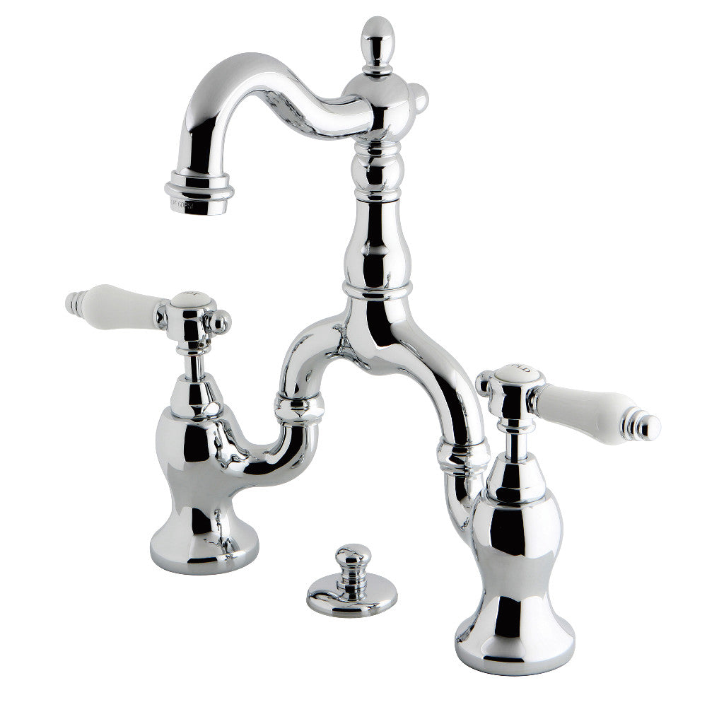 Bel-Air Bridge Bathroom Faucet in Polished Chrome