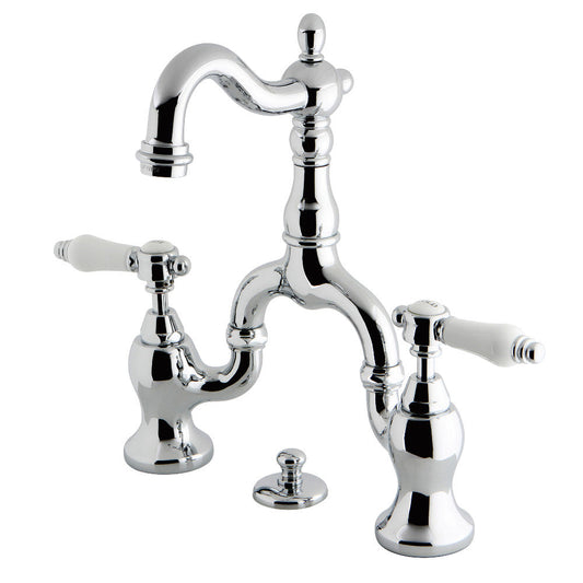 Bel-Air Bridge Bathroom Faucet in Polished Chrome