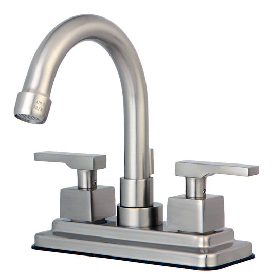 Executive 4 Inch Centerset Bathroom Faucet in Brushed Nickel
