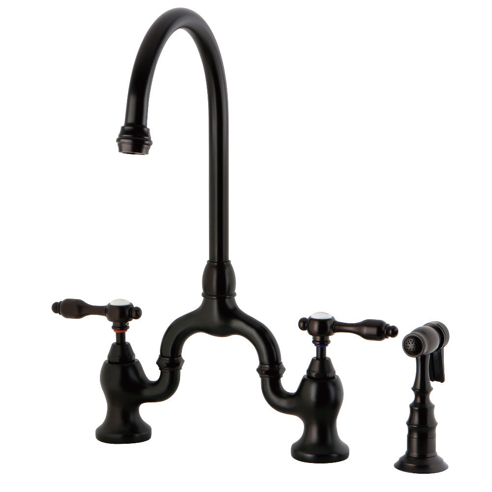 Tudor Bridge Kitchen Faucet in Oil Rubbed Bronze