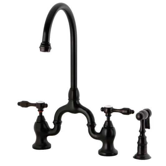 Tudor Bridge Kitchen Faucet in Oil Rubbed Bronze