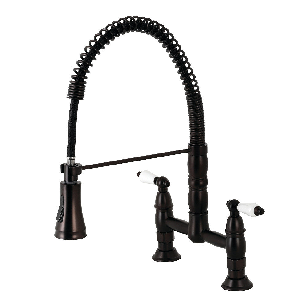 Heritage Pre-Rinse Kitchen Faucet in Oil Rubbed Bronze
