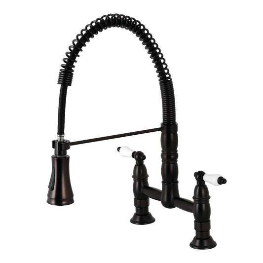 Heritage Pre-Rinse Kitchen Faucet in Oil Rubbed Bronze