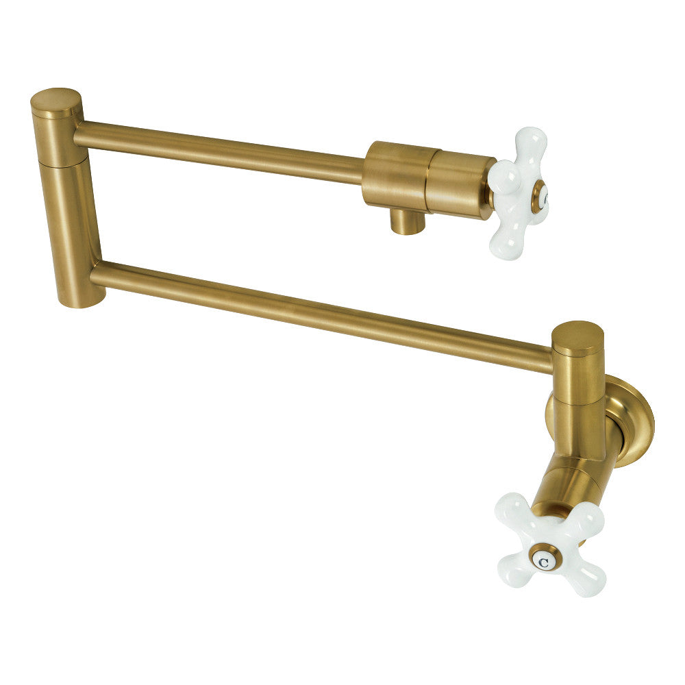 Metropolitan Pot Filler Faucet in Brushed Brass