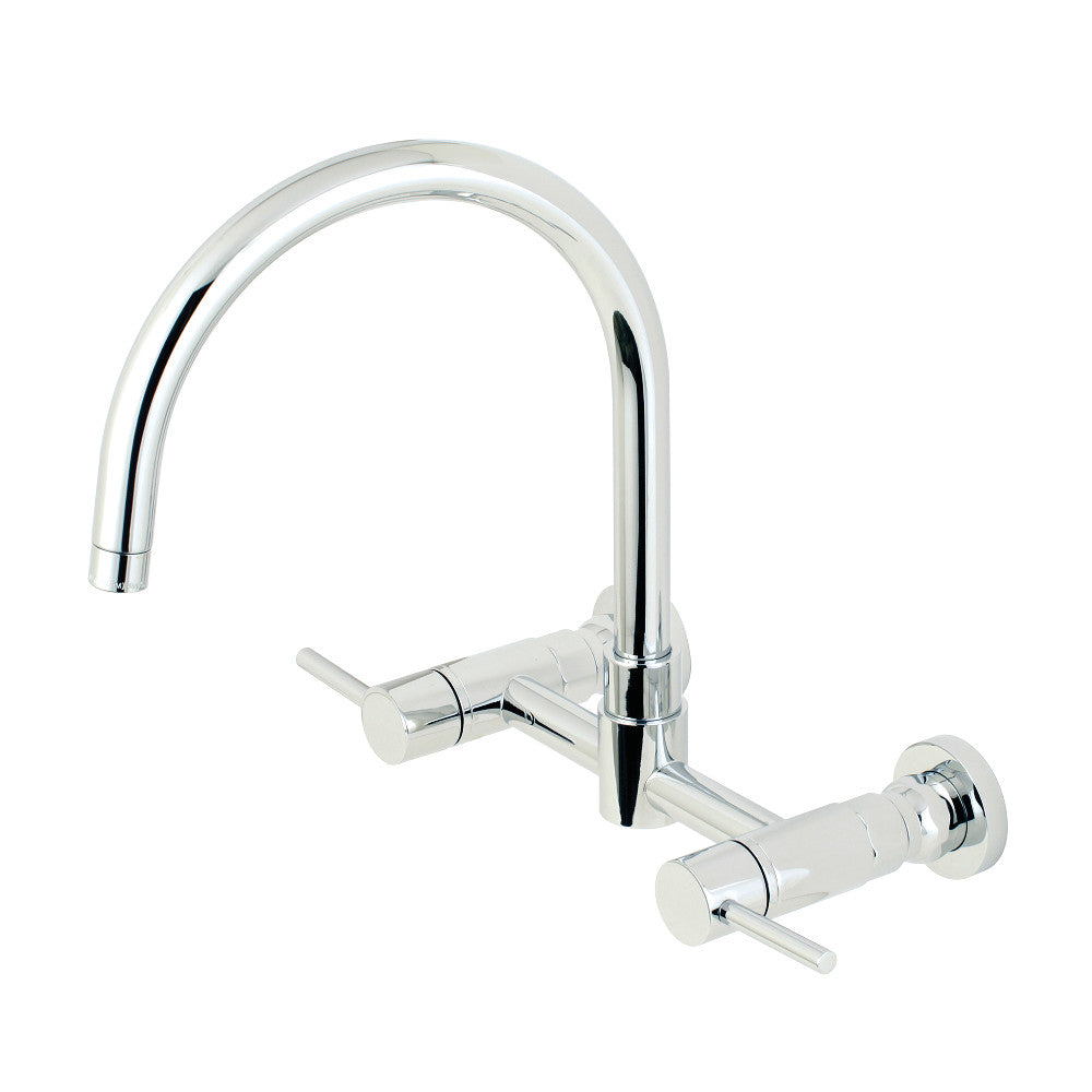 Concord Wall Mount Kitchen Faucet in Polished Chrome