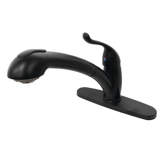 Yosemite Pull-Out Kitchen Faucet in Matte Black