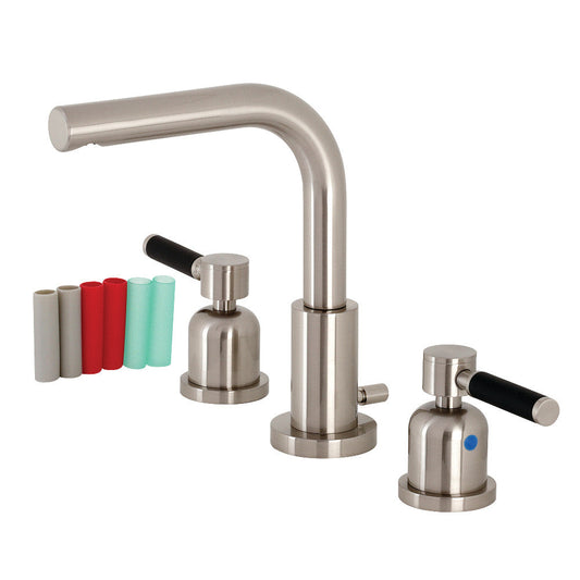 Kaiser Widespread Bathroom Faucet in Brushed Nickel