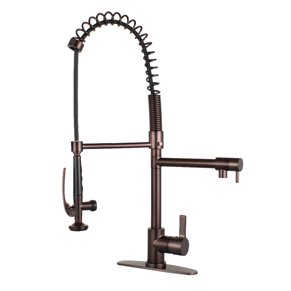 Continental Pre-Rinse Kitchen Faucet in Oil Rubbed Bronze