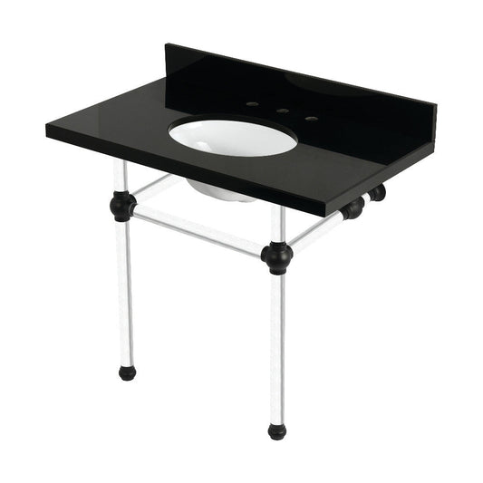 Templeton 36 Inch Console Sink in Black