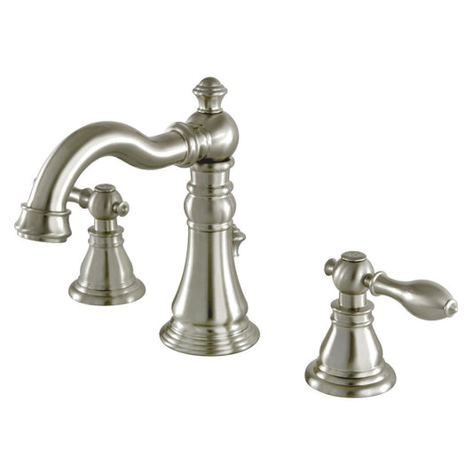 American Classic Widespread Bathroom Faucet in Brushed Nickel