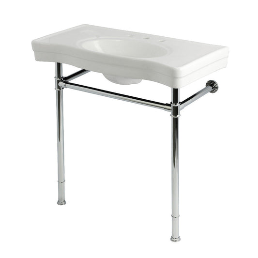 Imperial 35.81 Inch Console Sink in White