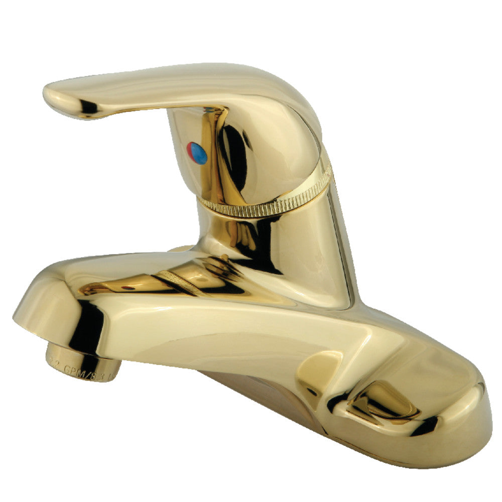 Chatham 4 Inch Centerset Bathroom Faucet in Polished Brass