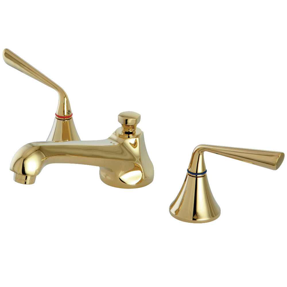 Widespread Bathroom Faucet in Polished Brass