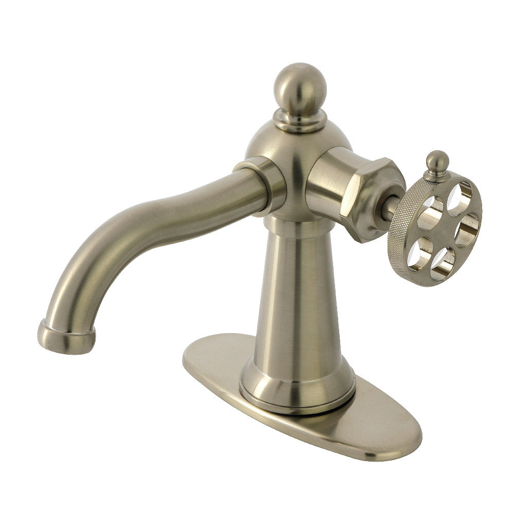 Wendell Single-Hole Bathroom Faucet in Brushed Nickel