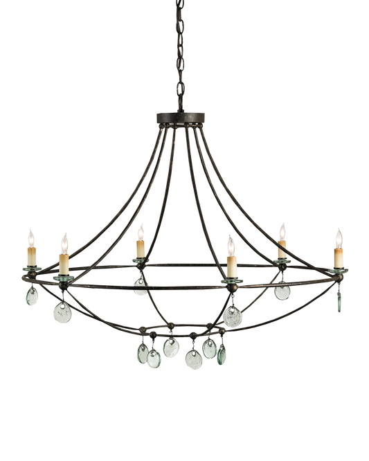 Novella Large Black Chandelier