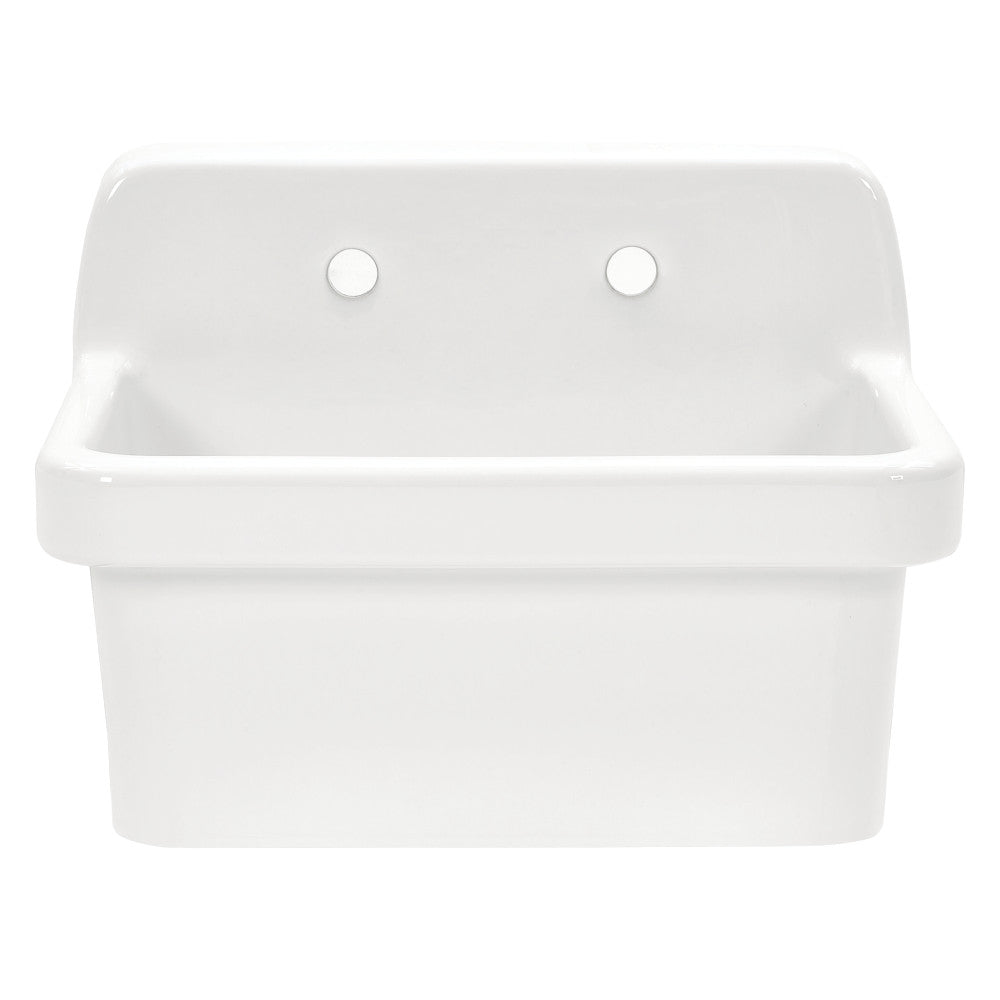 Doriteal 24 Inch Wall Mount Kitchen Sink in White