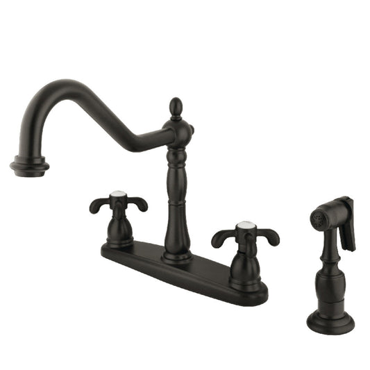 French Country Centerset Kitchen Faucet in Oil Rubbed Bronze
