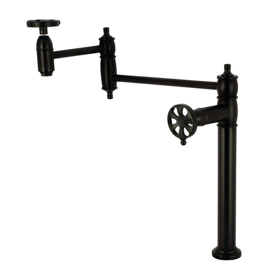 Belknap Pot Filler Faucet in Matte Black