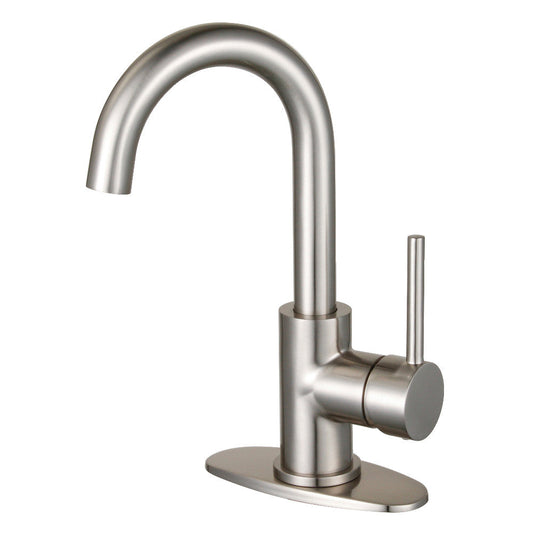 Concord Single-Hole Bathroom Faucet in Brushed Nickel