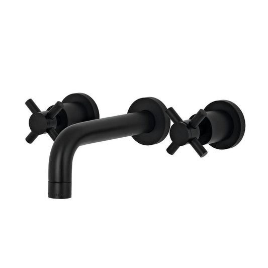 Concord Wall-Mount Bathroom Faucet in Matte Black