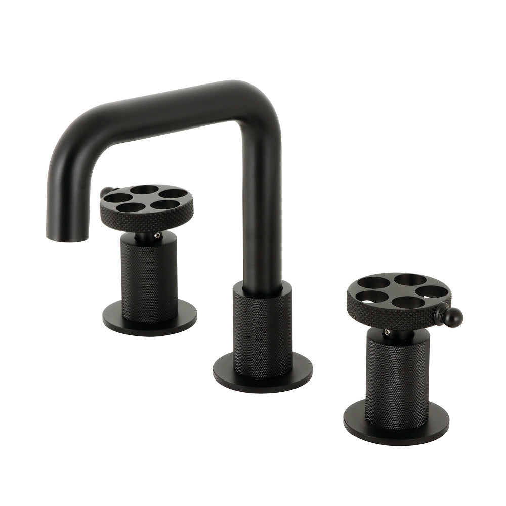 Webb Widespread Bathroom Faucet in Matte Black