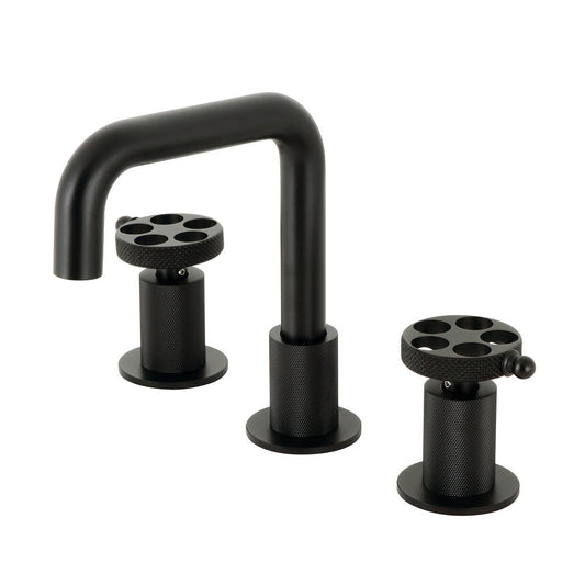 Webb Widespread Bathroom Faucet in Matte Black