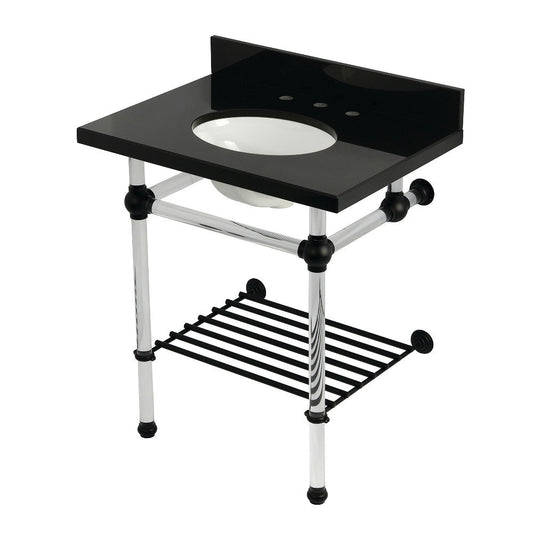 Templeton 30 Inch Console Sink in Black