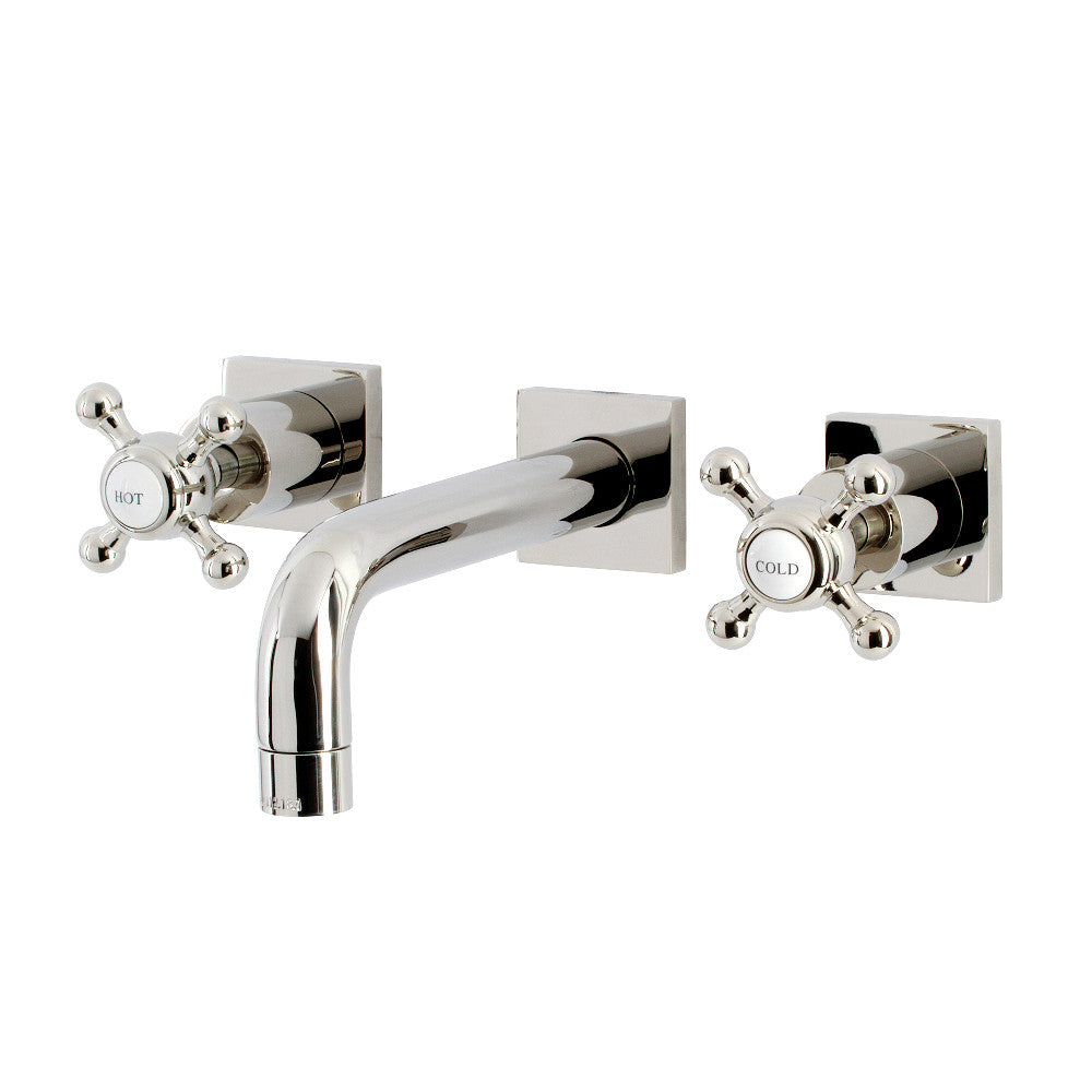 Metropolitan Wall-Mount Bathroom Faucet in Polished Nickel