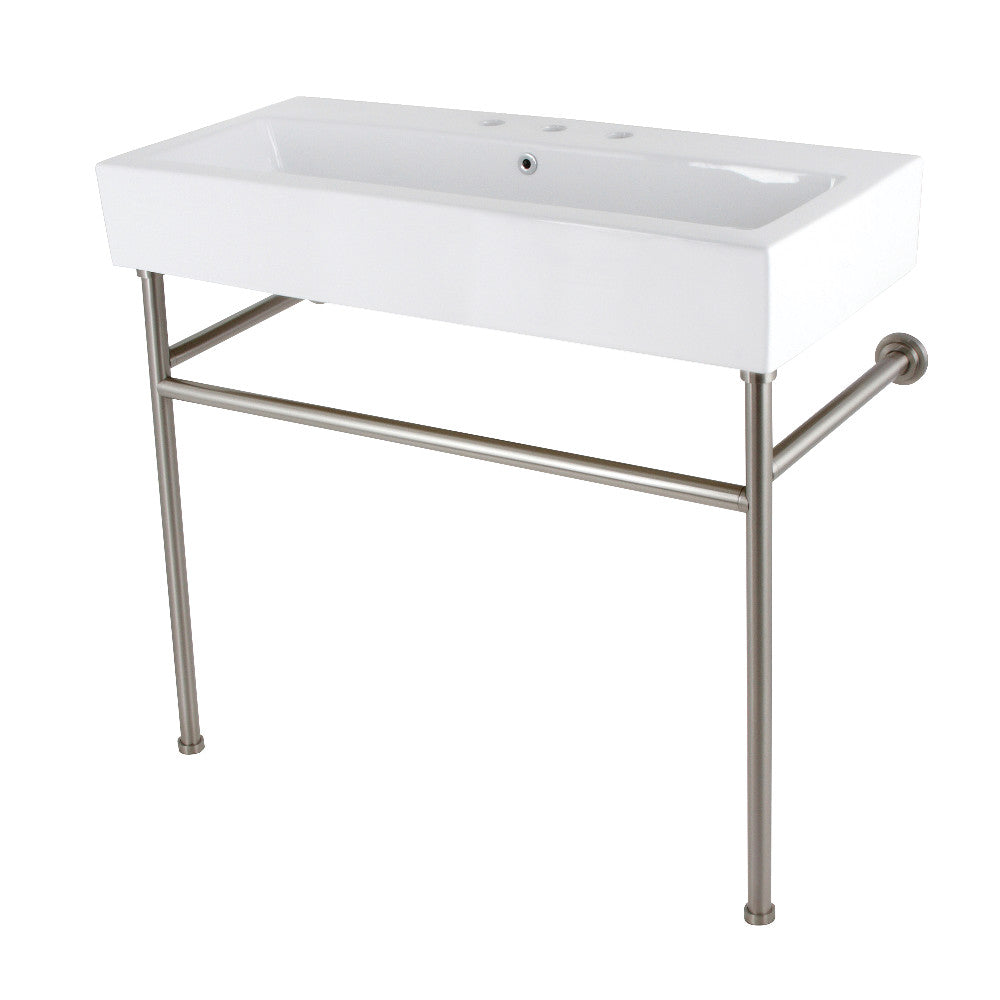 New Haven 39.38 Inch Console Sink in White