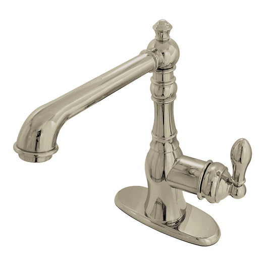 American Classic 4 Inch Centerset Bathroom Faucet in Brushed Nickel
